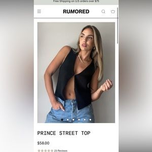 Shop Rumored Prince Street Top
